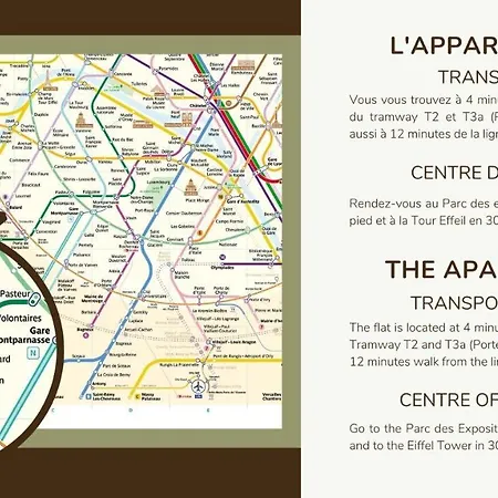 Appart Independant 2Chambres Parc Des Expositions Apartment *
